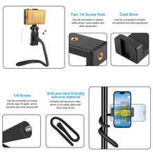 Load image into Gallery viewer, PULUZ Silicone Flexible Clip Mount Holder with Phone Clamp for Phones / GoPro, Silicone Flexible Clip
