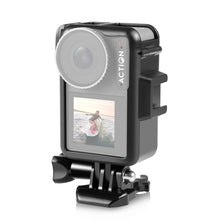 Load image into Gallery viewer, For DJI Osmo Action 4 / 3 PULUZ Vertical Plastic Protective Frame Cage with Cold Shoes, For DJI Osmo Action 5 Pro / 4 / 3 Vertical Cage