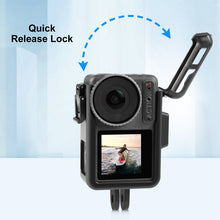 Load image into Gallery viewer, For DJI Osmo Action 4 / 3 PULUZ Vertical Plastic Protective Frame Cage with Cold Shoes, For DJI Osmo Action 5 Pro / 4 / 3 Vertical Cage
