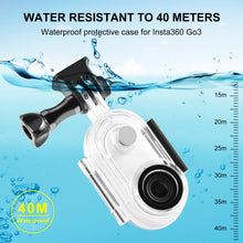 Load image into Gallery viewer, For Insta360 GO 3 PULUZ 40m Underwater Waterproof Housing Case with Base Adapter &amp; Screw, 40m Waterproof Housing Case