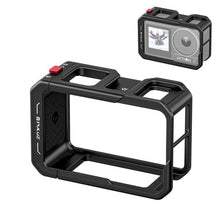 Load image into Gallery viewer, For DJI Osmo Action 5 Pro / 4 / 3 PULUZ All-inclusive Aluminum Alloy Cage Expansion Adapter Frame with Lens Cover, For DJI Osmo Action 5 Pro / 4 / 3