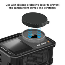 Load image into Gallery viewer, For DJI Osmo Action 5 Pro / 4 / 3 PULUZ All-inclusive Aluminum Alloy Cage Expansion Adapter Frame with Lens Cover, For DJI Osmo Action 5 Pro / 4 / 3