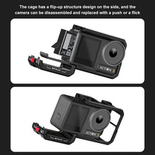Load image into Gallery viewer, For DJI Osmo Action 5 Pro / 4 / 3 PULUZ All-inclusive Aluminum Alloy Cage Expansion Adapter Frame with Lens Cover, For DJI Osmo Action 5 Pro / 4 / 3