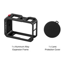 Load image into Gallery viewer, For DJI Osmo Action 5 Pro / 4 / 3 PULUZ All-inclusive Aluminum Alloy Cage Expansion Adapter Frame with Lens Cover, For DJI Osmo Action 5 Pro / 4 / 3