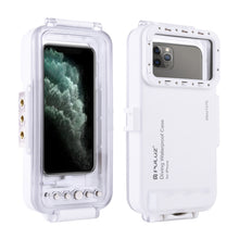 Load image into Gallery viewer, PULUZ 45m/147ft Waterproof Diving Case Photo Video Taking Underwater Housing Cover for iPhone 14 Series, iPhone 13 Series, iPhone 12 Series, iPhone 11 Series, iPhone X Series, iPhone 8 &amp; 7, iPhone 6s, iOS 13.0 or Above Version iPhone