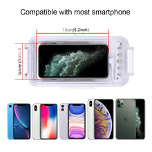Load image into Gallery viewer, PULUZ 45m/147ft Waterproof Diving Case Photo Video Taking Underwater Housing Cover for iPhone 14 Series, iPhone 13 Series, iPhone 12 Series, iPhone 11 Series, iPhone X Series, iPhone 8 &amp; 7, iPhone 6s, iOS 13.0 or Above Version iPhone