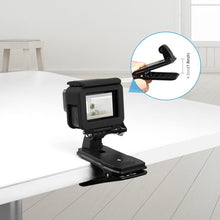 Load image into Gallery viewer, PULUZ 4 in 1 360 Degree Rotating Backpack Hat QR Clip Rec-mounts with Phone Clamp Kit