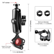 Load image into Gallery viewer, PULUZ Motorcycle O-Clip Quick Release Clamp Handlebar Fixed Mount Holder for GoPro and Other Action Cameras, O-Clip Mount