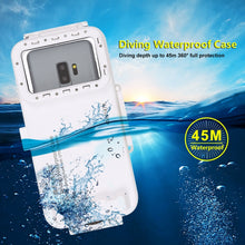 Load image into Gallery viewer, PULUZ 45m/147ft Waterproof Diving Case Photo Video Taking Underwater Housing Cover for iPhone 17 Pro / 17 / Air / 16 / 16 Pro / 15 / 15 Pro, Galaxy, Huawei, Xiaomi, Google Android OTG Smartphones with Type-C Port, Universal Case for Type-C Port Phones