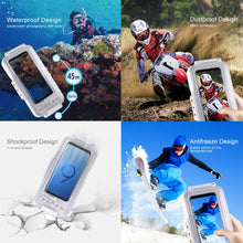 Load image into Gallery viewer, PULUZ 45m/147ft Waterproof Diving Case Photo Video Taking Underwater Housing Cover for iPhone 17 Pro / 17 / Air / 16 / 16 Pro / 15 / 15 Pro, Galaxy, Huawei, Xiaomi, Google Android OTG Smartphones with Type-C Port, Universal Case for Type-C Port Phones