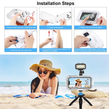 Load image into Gallery viewer, PULUZ 40m/130ft Waterproof Diving Case for iPhone 16 / 15 / 15 Pro / 14 / 14 Pro / 13 / 13 Pro / 12 / 12 Pro, with One-way Valve Photo Video Taking Underwater Housing Cover