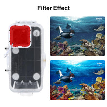 Load image into Gallery viewer, For iPhone 16 Pro Max PULUZ 40m/130ft Waterproof Diving Case with One-way Valve Photo Video Taking Underwater Housing Cover, For iPhone 16 Pro Max (Transparent)