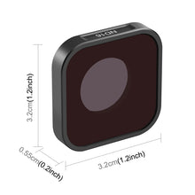Load image into Gallery viewer, PULUZ Action Camera ND16 Lens Filter For GoPro Hero11 Black / Hero11 Black mini / HERO10 Black / HERO9 Black, ND16