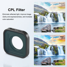 Load image into Gallery viewer, PULUZ Action Camera CPL Lens Filter For GoPro Hero11 Black / Hero11 Black mini / HERO10 Black / HERO9 Black, CPL