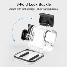 Load image into Gallery viewer, For GoPro Hero11 Mini Black PULUZ 40m Waterproof Housing Protective Case with Buckle Basic Mount &amp; Screw, For GoPro Hero11 Black Mini