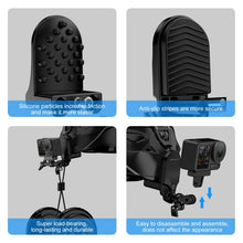 Load image into Gallery viewer, PULUZ Motorcycle Helmet Chin Clamp Mount for GoPro and Other Action Cameras, Helmet Chin Clamp Mount