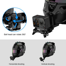 Load image into Gallery viewer, PULUZ Motorcycle Helmet Chin Clamp Mount for GoPro and Other Action Cameras, Helmet Chin Clamp Mount