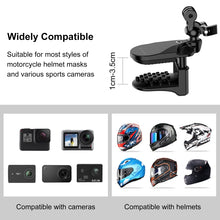 Load image into Gallery viewer, PULUZ Motorcycle Helmet Chin Clamp Mount for GoPro and Other Action Cameras, Helmet Chin Clamp Mount