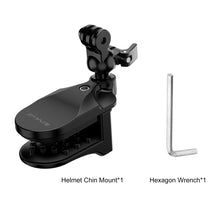 Load image into Gallery viewer, PULUZ Motorcycle Helmet Chin Clamp Mount for GoPro and Other Action Cameras, Helmet Chin Clamp Mount