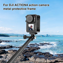 Load image into Gallery viewer, For DJI Osmo Action 4 / 3 PULUZ Metal Cage Expansion Adapter Frame with Cold Shoe, For DJI Osmo Action 4 / 3 Metal Cage