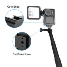 Load image into Gallery viewer, For DJI Osmo Action 4 / 3 PULUZ Metal Cage Expansion Adapter Frame with Cold Shoe, For DJI Osmo Action 4 / 3 Metal Cage