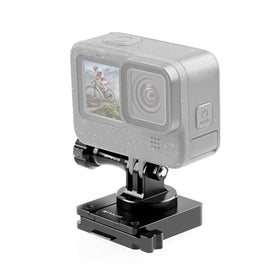 PULUZ Aluminum Quick Release Bracket NVG Helmet Mount for GoPro and Other Action Cameras, NVG Helmet Mount