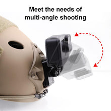 Load image into Gallery viewer, PULUZ Aluminum Quick Release Bracket NVG Helmet Mount for GoPro and Other Action Cameras, NVG Helmet Mount