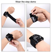 Load image into Gallery viewer, PULUZ Adjustable Wrist Strap Mount for GoPro, Insta360, DJI and Other Action Cameras, Strap Length: 28.5cm, Wrist Strap