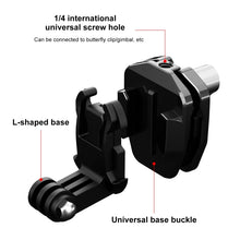 Load image into Gallery viewer, PULUZ Motorcycle Windshield Action Camera Mount Clip for GoPro Hero12 Black / DJI Osmo Action 4 / Insta360 X4 / Ace Pro and Other Action Cameras, Windshield Clip I