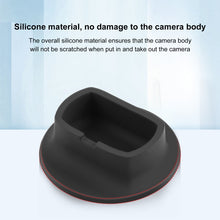 Load image into Gallery viewer, For DJI Insta360 X4 PULUZ Silicone Dock Desktop Fixed Base Bracket, Desktop Fixed Base Bracket