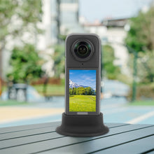 Load image into Gallery viewer, For DJI Insta360 X4 PULUZ Silicone Dock Desktop Fixed Base Bracket, Desktop Fixed Base Bracket