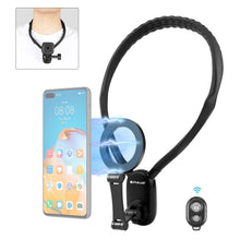 Load image into Gallery viewer, PULUZ Magnetic Collar Bracket POV View Mount with Phone Clamp for GoPro Action Cameras / Phones, Magnetic Collar Bracket