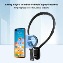 Load image into Gallery viewer, PULUZ Magnetic Collar Bracket POV View Mount with Phone Clamp for GoPro Action Cameras / Phones, Magnetic Collar Bracket