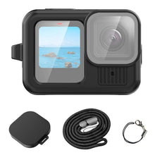 Load image into Gallery viewer, For GoPro HERO13 Black PULUZ Silicone Protective Case Cover with Wrist Strap &amp; Lens Cover, For GoPro HERO13 Black