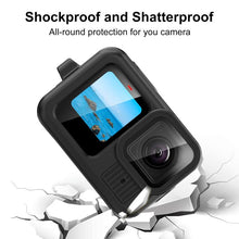 Load image into Gallery viewer, For GoPro HERO13 Black PULUZ Silicone Protective Case Cover with Wrist Strap &amp; Lens Cover, For GoPro HERO13 Black