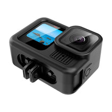 Load image into Gallery viewer, For GoPro HERO13 Black PULUZ Silicone Protective Case Side Interface Cover with Wrist Strap &amp; Lens Cover, For GoPro HERO13 Black Silicone Case + Side Cover