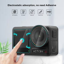 Load image into Gallery viewer, For DJI Osmo Action 4 PULUZ 3-in-1 Lens Front and Back Screen Tempered Glass Explosion-proof Film, For DJI Osmo Action 4