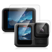 Load image into Gallery viewer, For GoPro HERO13 Black PULUZ 3 in 1 Lens and Front  Back Screen 9H 2.5D Tempered Glass Film, For GoPro HERO13 Black