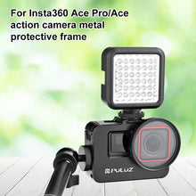 Load image into Gallery viewer, For Insta360 Ace Pro / Ace PULUZ Metal Rabbit Cage Adapter Frame with 52mm UV Filter &amp; Adapter Ring, For Insta360 Ace Meta Cage 2