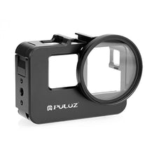 Load image into Gallery viewer, For Insta360 Ace Pro / Ace PULUZ Metal Rabbit Cage Adapter Frame with 52mm UV Filter &amp; Adapter Ring, For Insta360 Ace Meta Cage 2