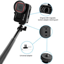 Load image into Gallery viewer, For Insta360 Ace Pro / Ace PULUZ Metal Rabbit Cage Adapter Frame with 52mm UV Filter &amp; Adapter Ring, For Insta360 Ace Meta Cage 2