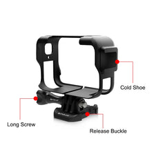 Load image into Gallery viewer, For Insta360 Ace Pro PULUZ Plastic Cage Expansion Adapter Frame with Cold Shoe Base, For Insta360 Ace Pro Plastic Cage