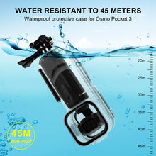 Load image into Gallery viewer, For DJI Osmo Pocket 3 PULUZ 45m Underwater Waterproof Housing Diving Case, Waterproof Case (Transparent)
