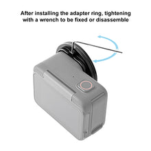 Load image into Gallery viewer, For Insta360 Ace Pro PULUZ 52mm UV Lens Filter Adapter Ring with Lens Cover, For Insta360 Ace Pro Filter Adapter Ring