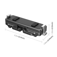 Load image into Gallery viewer, For Insta360 GO3 PULUZ Magnetic Aluminum Alloy Quick Release Base Mount, For Insta360 GO3 / GO 3S CNC