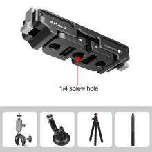 Load image into Gallery viewer, For Insta360 GO3 PULUZ Magnetic Aluminum Alloy Quick Release Base Mount, For Insta360 GO3 / GO 3S CNC