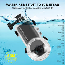 Load image into Gallery viewer, For Insta360 X4 PULUZ 50m Waterproof Sealed Diving Case, For Insta360 X4