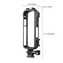 Load image into Gallery viewer, For Insta360 X4 PULUZ Cold Shoe PC Plastic Protective Frame with Adapter Mount &amp; Screw, Cold Shoe PC Frame