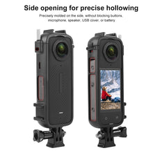 Load image into Gallery viewer, For Insta360 X4 PULUZ Cold Shoe PC Plastic Protective Frame with Adapter Mount &amp; Screw, Cold Shoe PC Frame