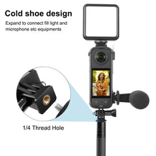 Load image into Gallery viewer, For Insta360 X4 PULUZ Cold Shoe PC Plastic Protective Frame with Adapter Mount &amp; Screw, Cold Shoe PC Frame